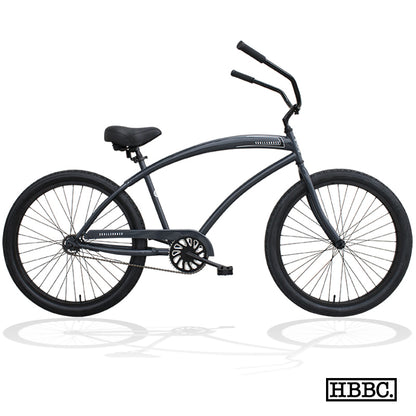 SKULLXBONES Men's Beach Cruiser - BATTLESHIP GREY