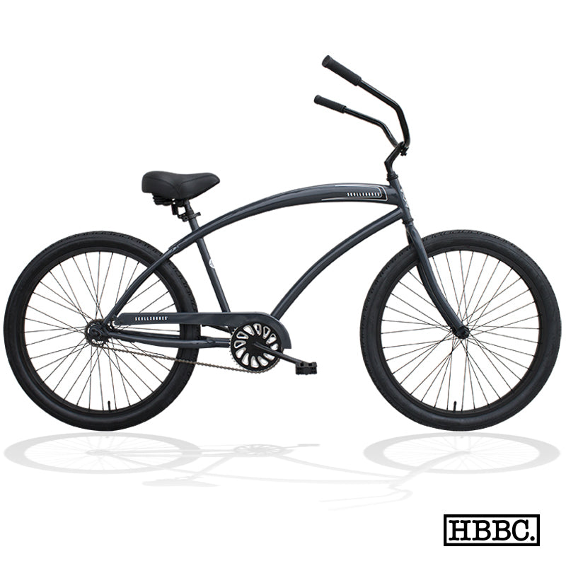 SKULLXBONES Men's Beach Cruiser - BATTLESHIP GREY