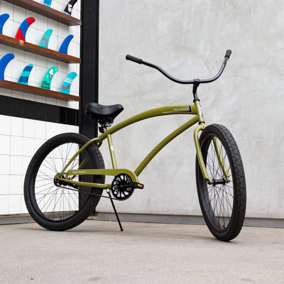 SKULLXBONES Men's Beach Cruiser - OLIVE