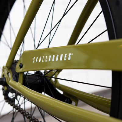SKULLXBONES Men's Beach Cruiser - OLIVE
