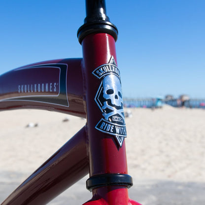 SKULLXBONES Men's Beach Cruiser - OX BLOOD