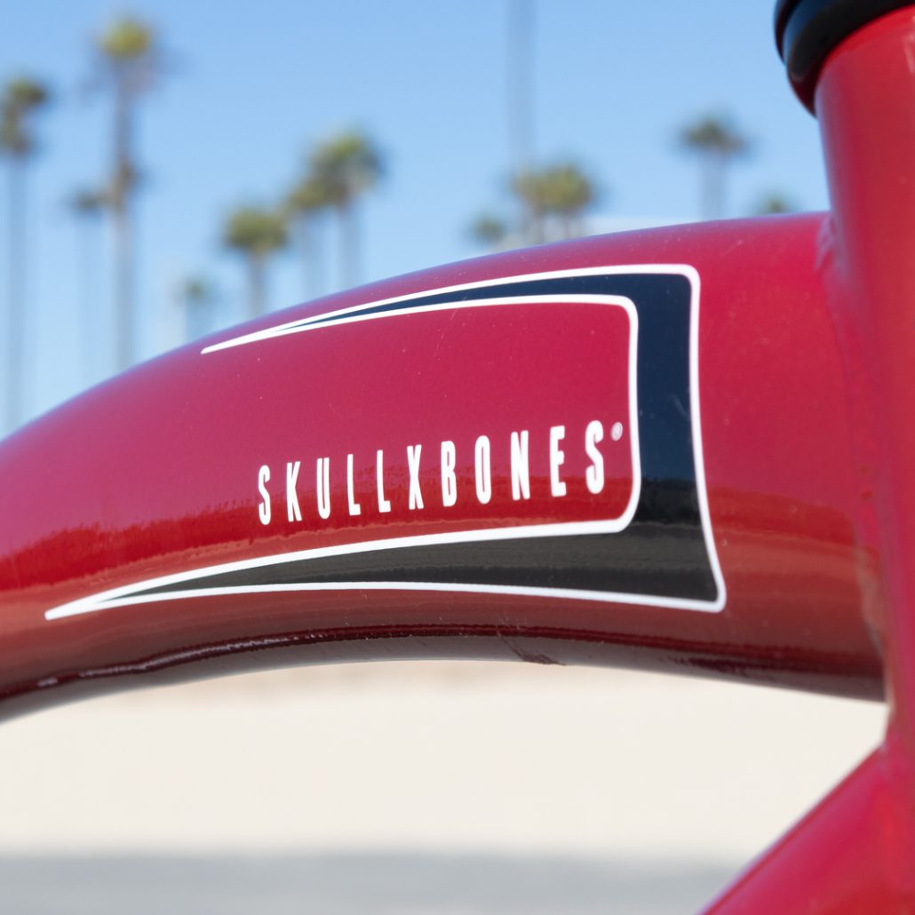 SKULLXBONES Men's Beach Cruiser - OX BLOOD