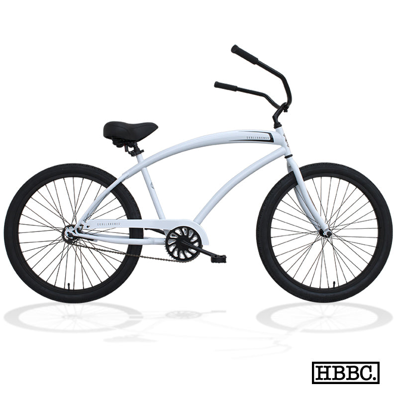 SKULLXBONES Men's Beach Cruiser - ROVER WHITE