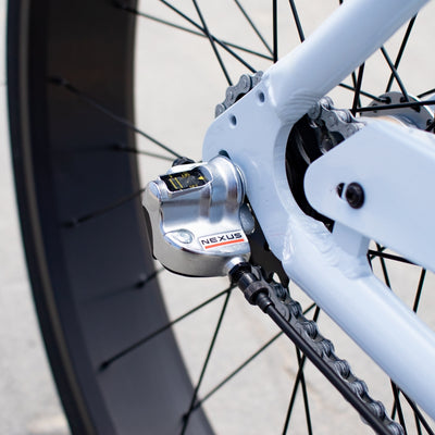 SKULLXBONES Wide Series Beach Cruiser 3 Speed - Rover White - Gear Detail