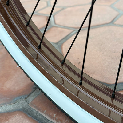 SKULLXBONES Women's Beach Cruiser - GLOSS VANILLA/BROWN