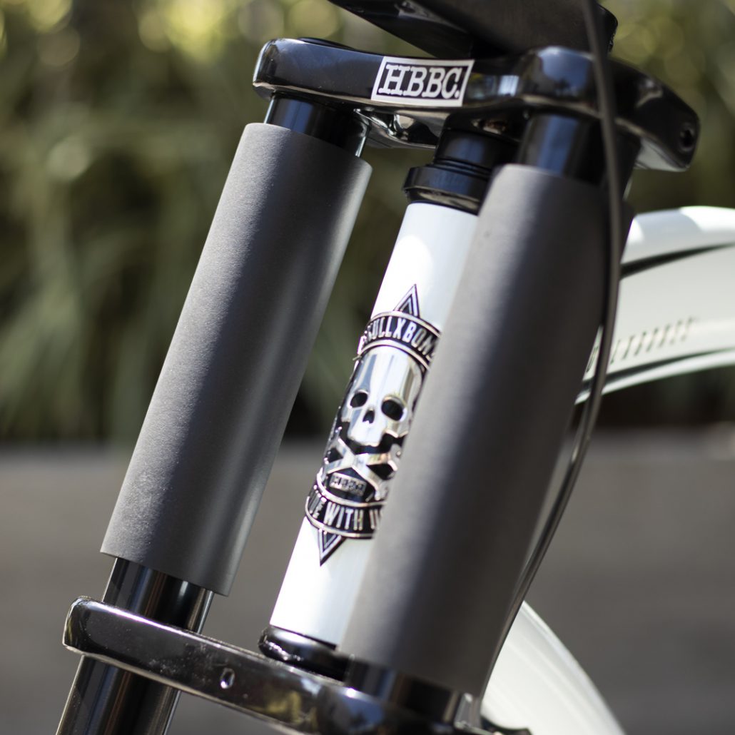 SKULLXBONES Wide Series Beach Cruiser - 3spd - ROVER WHITE