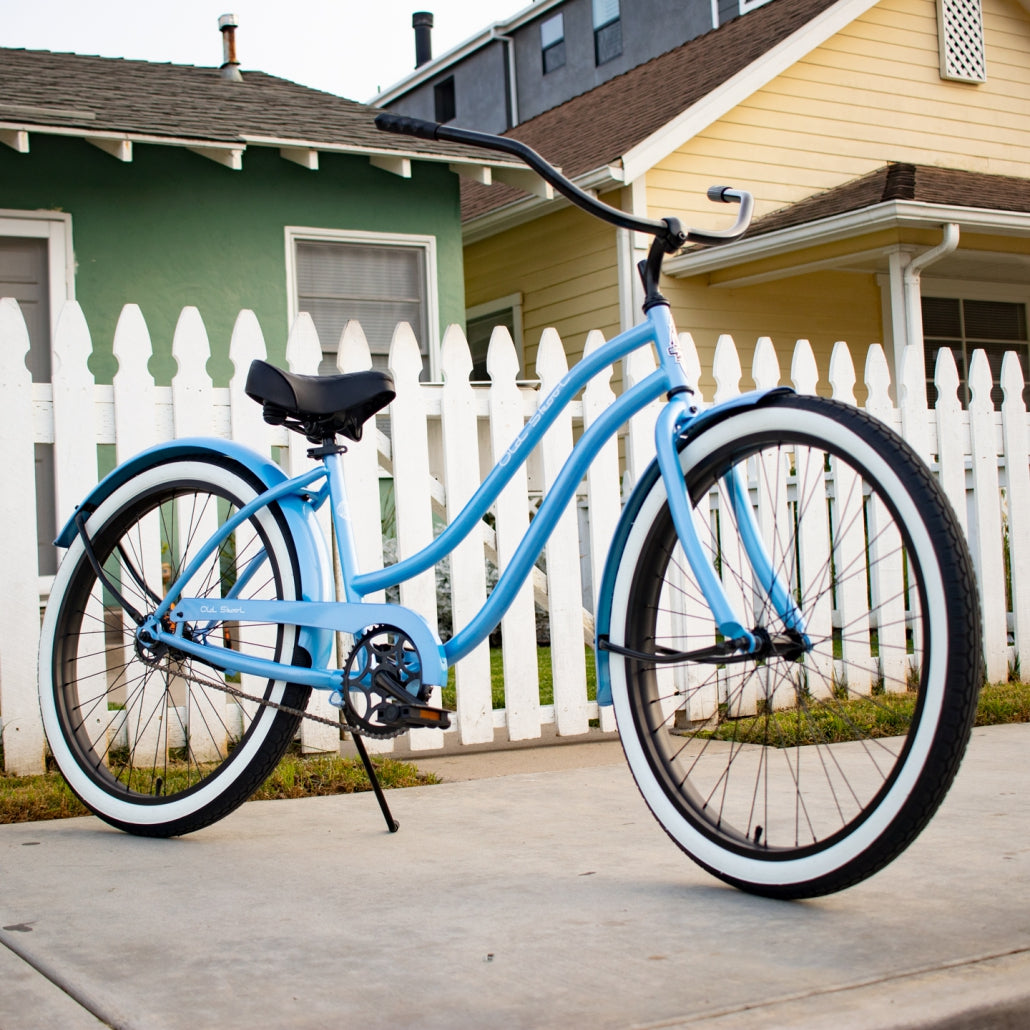 OLD SKOOL Women’s Beach Cruiser – Metallic Sky Blue