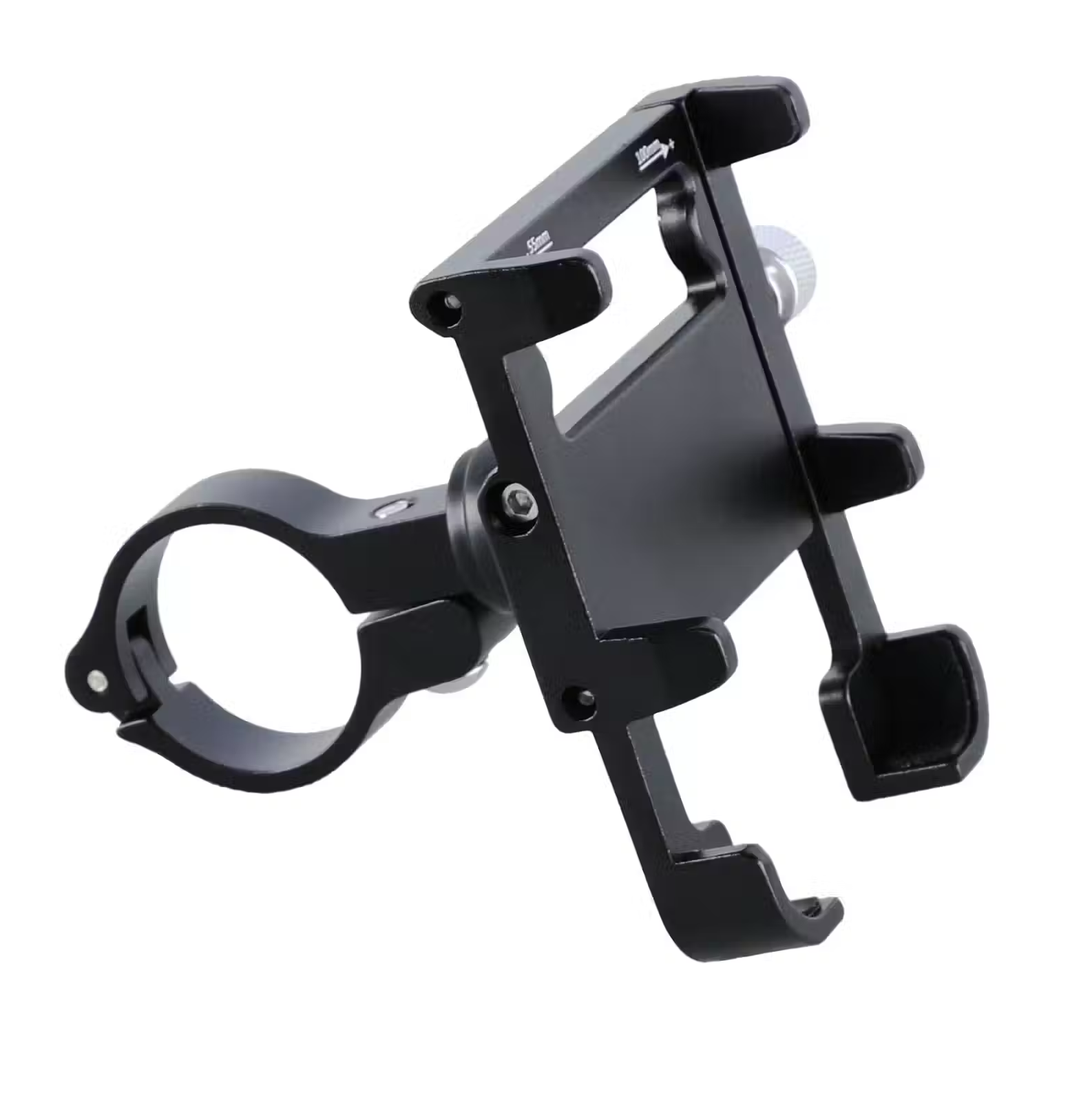 Bicycle handlebar phone holder – alternate view