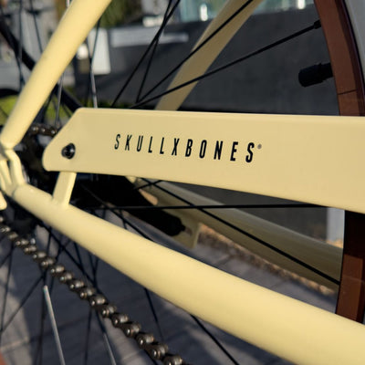 SKULLXBONES Women's Beach Cruiser 3 Speed - GLOSS VANILLA/BROWN